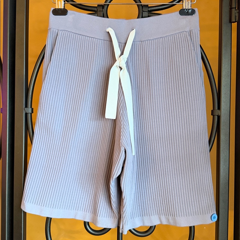 THE DROLL Wool Ribbed Shorts